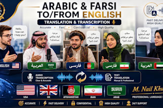provide premium arabic and farsi translation to english