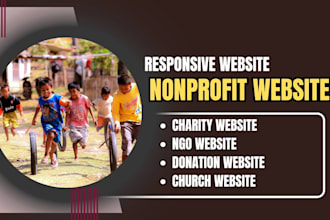 non profit website charity, 501c3, ngo, nonprofit, donation wordpress website