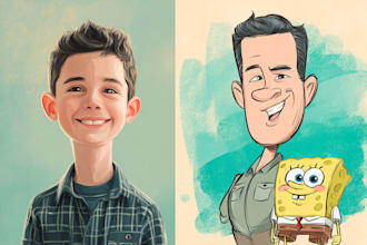 draw nice cartoons and caricatures