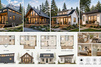 design canadian, alberta tiny homes, cabins, cottages and backyard suite plans