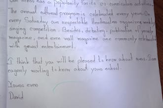 write anything with my pretty handwriting