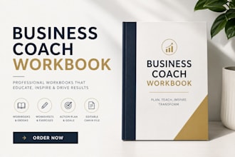 design life coach workbook coaching ebook canva workbook and lead magnet pdf