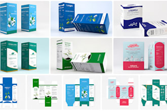 design pharmaceutical packaging, medicine boxes and medical labels for products