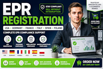 handle epr registration for USA germany france italy spain poland