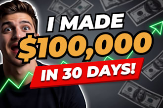design high CTR finance youtube thumbnails