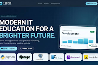 build a custom django web application or website