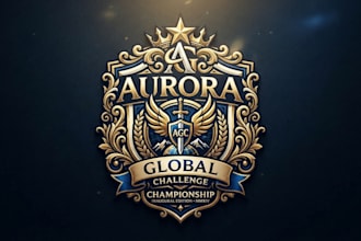 design a prestigious championship logo for your event