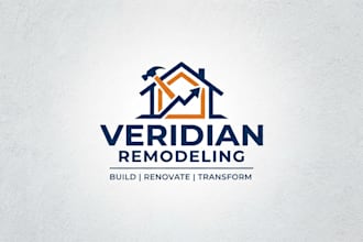design a professional remodeling logo for your brand