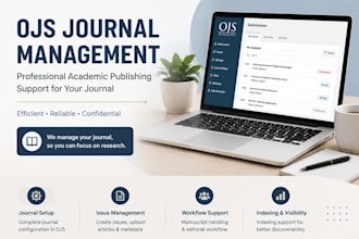manage your ojs journal website and academic publishing