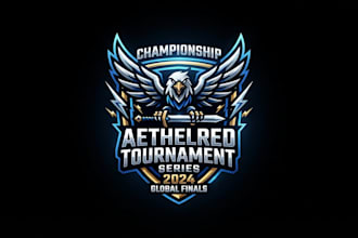 design a powerful tournament logo for your event