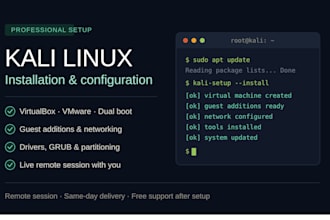 install and configure any linux on virtualbox vmware or dual boot