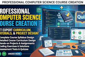create university level lecture slides and training materials