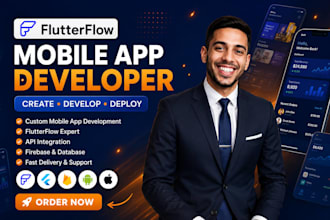 be your flutterflow app developer, design dating fintech mobile custom app