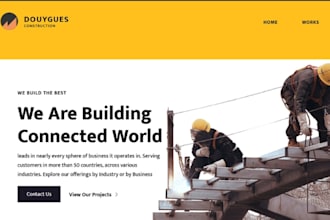 create roofing website, construction, plumbing, roofing website