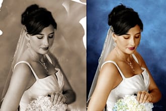 restore, repair, colorize, and fix damaged old photos