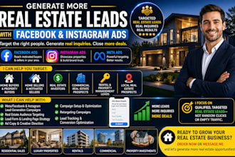 real estate meta ad leads real estate property leads real estate marketing ads