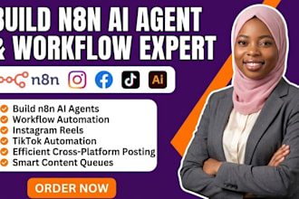 buid n8n ai agent for instagram reels tiktok automation workflow