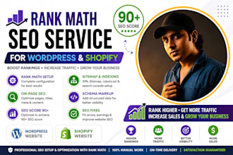 set up rank math SEO and optimize your website for 90 score