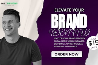 do creative visuals to express the brand thoughts