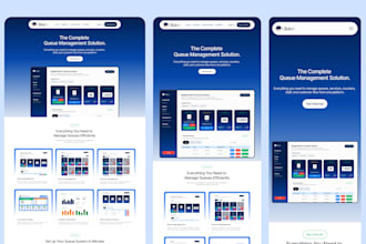 design modern and professional figma landing page