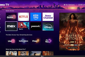 build roku ott iptv app with live streaming and vod