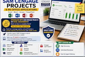 do your ms office related projects and tasks