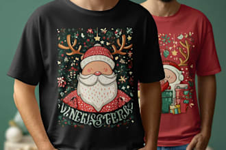 create christmas t shirt designs