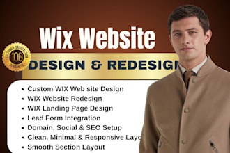 design wix ecommerce store, wix ai integration, wix business website, wix