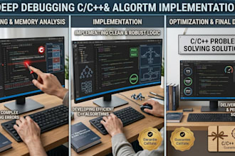 write, optimize, and debug c and c plus plus code