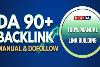build high authority manual backlinks for off page SEO