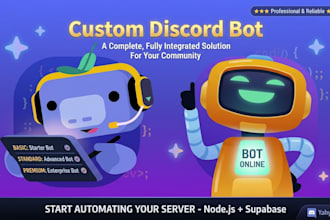 develop a custom discord bot in nodejs