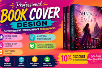 book cover design, ebook cover design, kdp book cover, kindle cover, book design