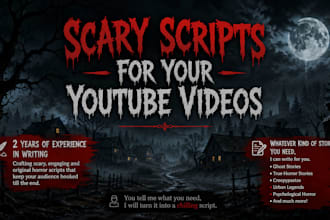 create terrifying youtube stories
