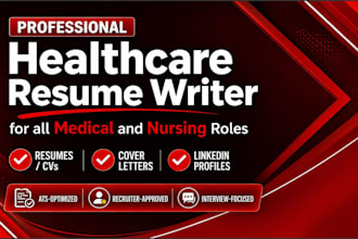 write professional medical CV resume for healthcare and nursing roles