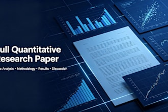 do complete online research for a quantitative research type