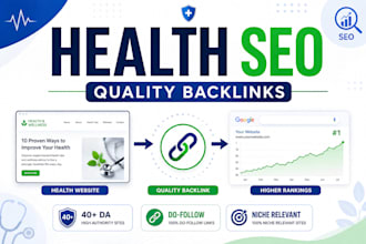 provide health SEO with high quality health backlinks