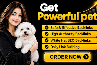build powerful backlinks for high authority pet blog