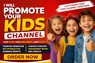 optimize kid channels and children content with SEO, keywords and video ranking