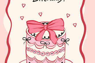 design aesthetic birthday cards