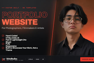 build a custom portfolio or showcase website for you