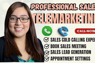 do native english cold calling assistant USA accent cold calling telemarketing