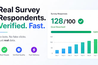 get real verified survey respondents for your online survey