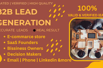 generate targeted shopify leads and shopify store owner leads