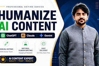 manually rewrite and humanize ai content