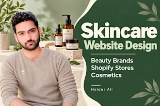 design skincare website beauty website skincare shopify store cosmetics website