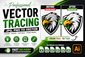 vector trace image and convert jpg png to vector ai svg eps