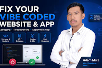 troubleshoot and fix your vibe code web site and app