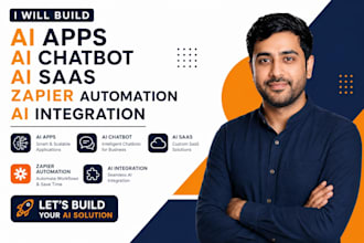 build ai apps, ai chatbot, ai saas, zapier automation and ai integration
