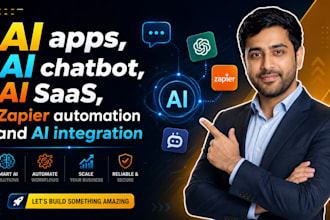 build ai apps, ai chatbot, ai saas, zapier automation and ai integration