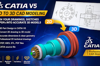 design mechanical parts and assemblies using catia v5